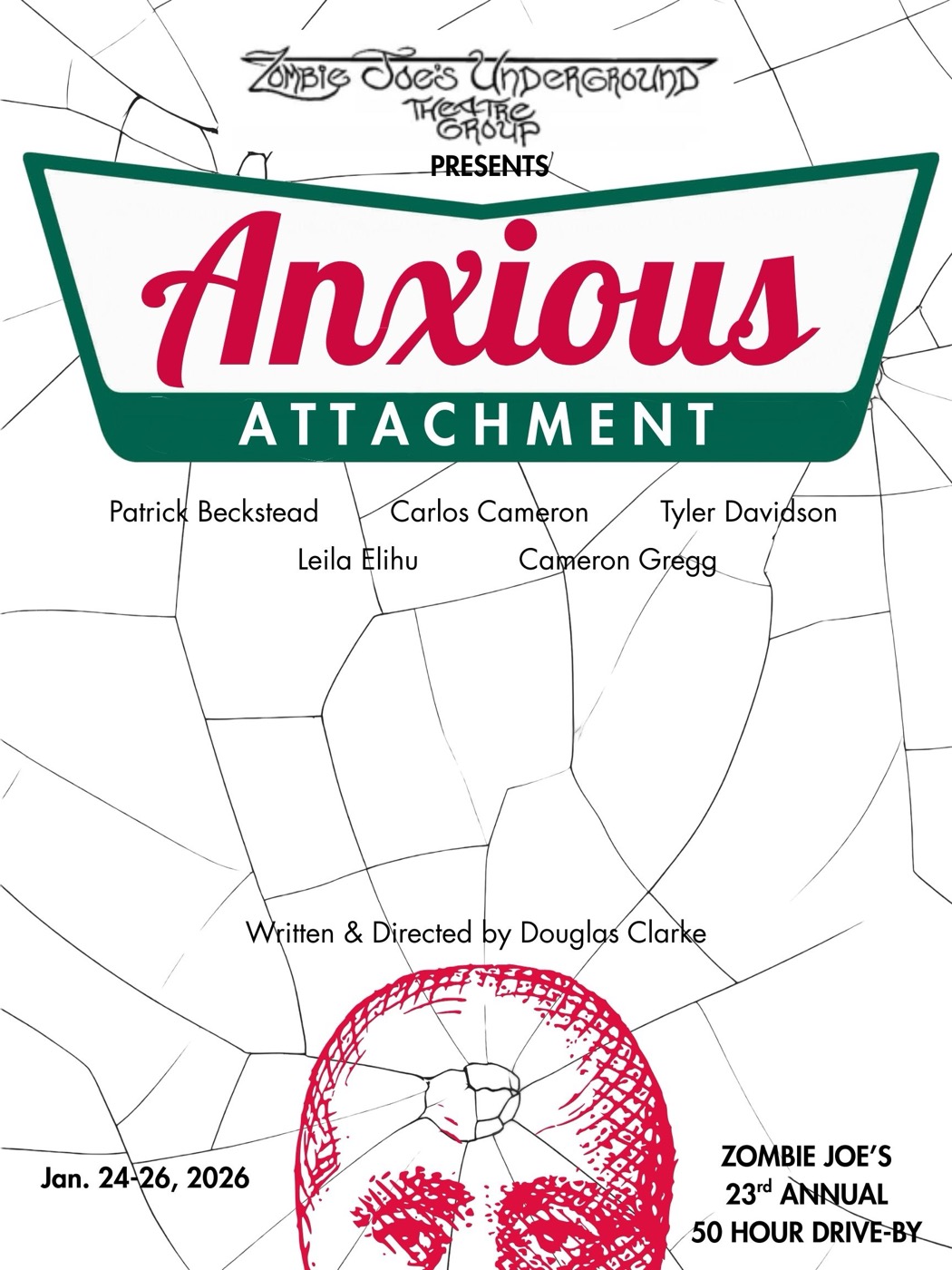 Anxious Attachment poster — artwork by Tyler Davidson