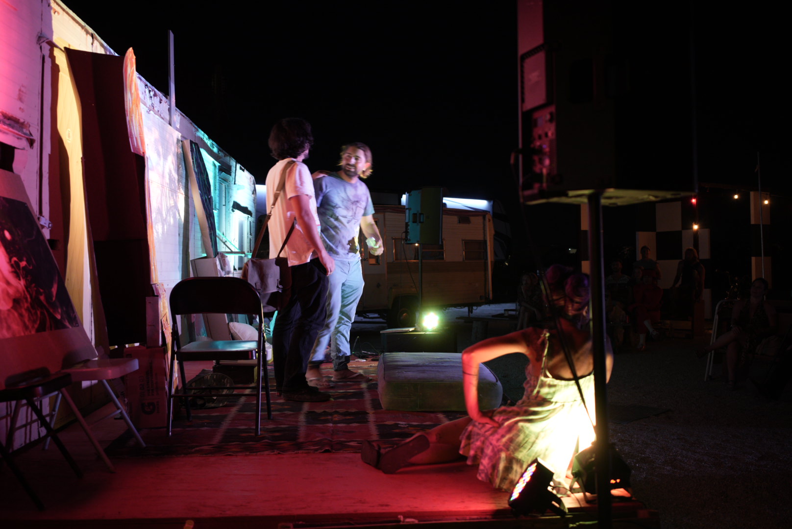 Scene from Anxious Attachment at Bombay Beach