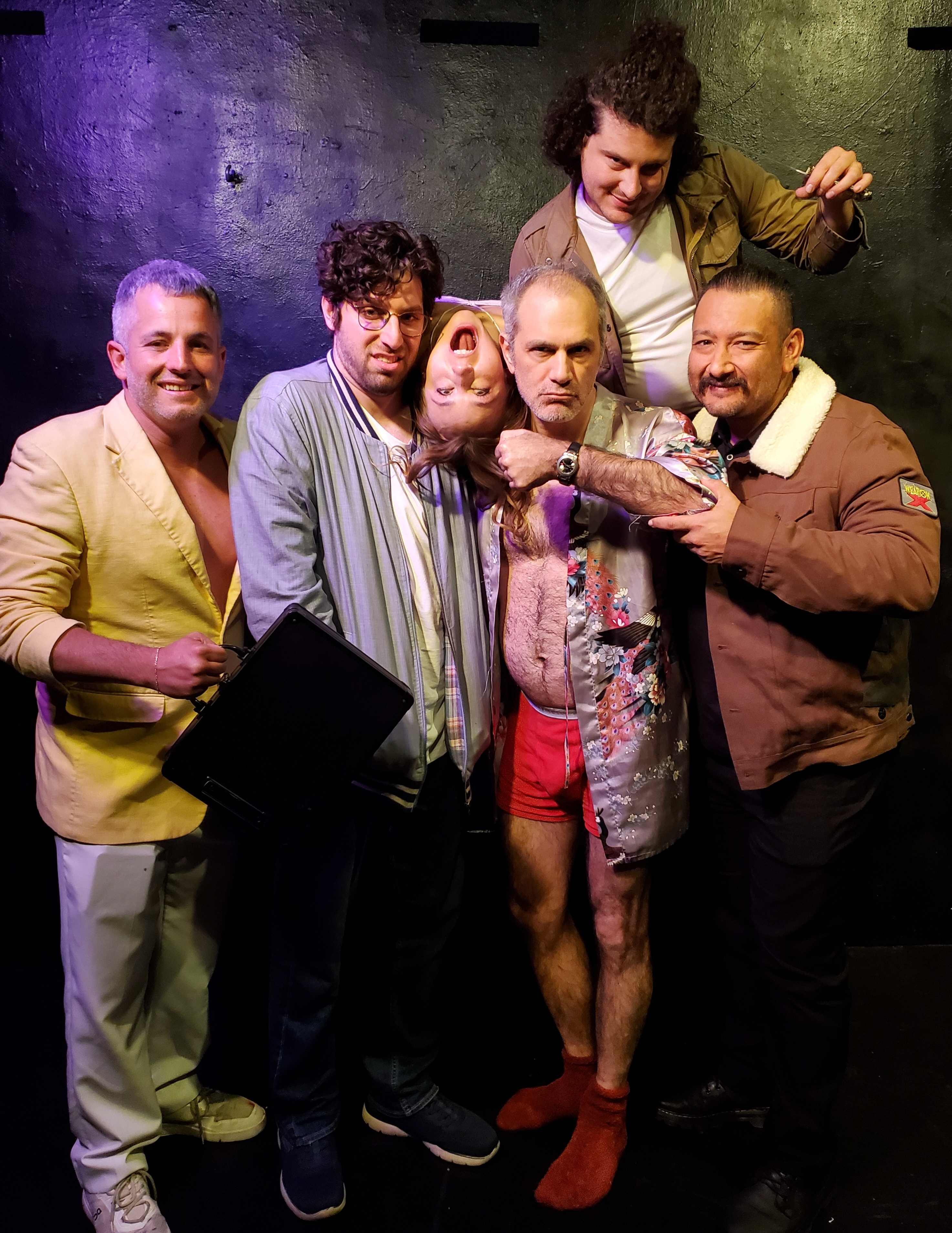 Something Ancient cast at Zombie Joe's Underground